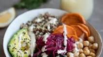 Quinoa Buddha Bowl with Tahini Dressing Quinoa Buddha Bowl with Tahini Dressing