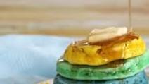 Easy Rainbow Pancakes Easy Rainbow Pancakes