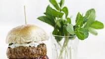 Lamb burgers with tzatziki Lamb burgers with tzatziki