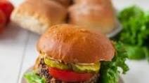 Mushroom and Black Bean Veggie Burger Mushroom and Black Bean Veggie Burger