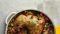Moroccan Chicken with Eggplant-Zucchini Ragout Moroccan Chicken with Eggplant-Zucchini Ragout