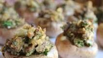 Goat Cheese Stuffed Mushrooms with Sausage Goat Cheese Stuffed Mushrooms with Sausage