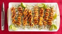 Skinny Grilled Sriracha Chicken with Garlic Cilantro Rice Skinny Grilled Sriracha Chicken with Garlic Cilantro Rice