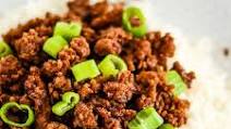 Korean Ground Beef Bowl Korean Ground Beef Bowl
