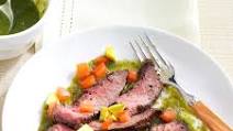 Flank Steak with Cilantro Salsa Verde Flank Steak with Cilantro Salsa Verde