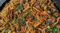 Korean Stir-Fried Sweet Potato Noodles Recipe Korean Stir-Fried Sweet Potato Noodles Recipe