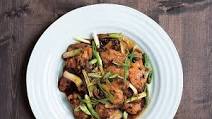 Chicken with black bean sauce Chicken with black bean sauce