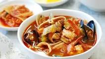 Jjamppong (spicy seafood noodle soup) Jjamppong (spicy seafood noodle soup)