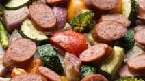 Sheet Pan Turkey Sausage and Vegetables Sheet Pan Turkey Sausage and Vegetables