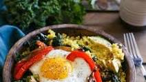 Savory Quinoa Breakfast Bowls with Peppers and Kale Savory Quinoa Breakfast Bowls with Peppers and Kale