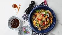 Stir-Fried Seafood with Black Pepper Stir-Fried Seafood with Black Pepper