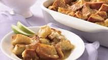 Apple Bread Pudding with Warm Butter Sauce Apple Bread Pudding with Warm Butter Sauce