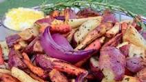 Air Fryer Root Vegetables with Vegan Aioli Air Fryer Root Vegetables with Vegan Aioli