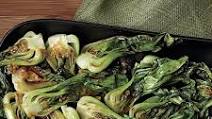 Baby Bok Choy with Warm Miso Ginger Dressing Baby Bok Choy with Warm Miso Ginger Dressing
