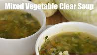 Mixed Vegetable Clear Soup Mixed Vegetable Clear Soup