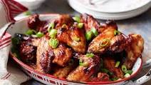 Buffalo wings with ranch-style dip Buffalo wings with ranch-style dip