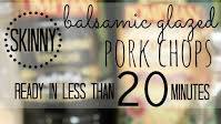 Balsamic Glazed Pork Chops (4 Weight Watchers Points) Balsamic Glazed Pork Chops (4 Weight Watchers Points)