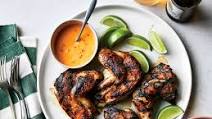Grilled Chicken with Coconut Rice and Chile-Lime Sauce Grilled Chicken with Coconut Rice and Chile-Lime Sauce