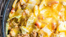 Low Carb Cheesy Cabbage Casserole Low Carb Cheesy Cabbage Casserole