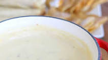 Crock pot white queso dip Crock pot white queso dip