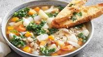 Chunky winter vegetable and chicken soup Chunky winter vegetable and chicken soup