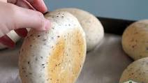 Fluffy Flax Hamburger Buns Fluffy Flax Hamburger Buns