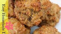 Homemade Dog Treats - Peanut Butter Oatmeal Homemade Dog Treats - Peanut Butter Oatmeal