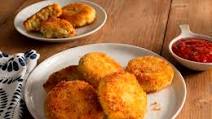 Rice and Hominy Cakes with Tomato Sauce Rice and Hominy Cakes with Tomato Sauce