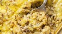 Cheesy Ground Beef and Rice Casserole Cheesy Ground Beef and Rice Casserole