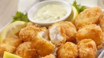 Beer Battered Cod with Yogurt Sauce Beer Battered Cod with Yogurt Sauce