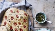 Spelt Focaccia with Italian antipasti Spelt Focaccia with Italian antipasti