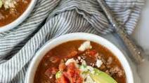 60+ Keto Ground Beef Recipes: Beef Taco Soup 60+ Keto Ground Beef Recipes: Beef Taco Soup