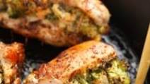 Broccoli and Cheese Stuffed Chicken Breast Broccoli and Cheese Stuffed Chicken Breast