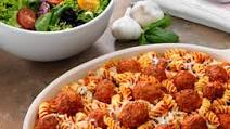 Cheesy Baked Pasta with Meatballs Cheesy Baked Pasta with Meatballs