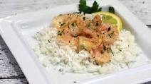 Simple Lemon Garlic Shrimp With White Rice Simple Lemon Garlic Shrimp With White Rice