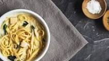 Quick & Easy Soy Milk Miso Pasta with Miyasaka Freeze Dried Miso Soup Quick & Easy Soy Milk Miso Pasta with Miyasaka Freeze Dried Miso Soup