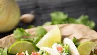 Turkey Street Tacos with Cilantro Cream Sauce Turkey Street Tacos with Cilantro Cream Sauce