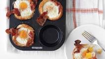 Bacon, Egg, and Toast Cups Bacon, Egg, and Toast Cups