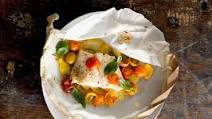 Fish Fillets with Tomatoes, Squash, and Basil Fish Fillets with Tomatoes, Squash, and Basil