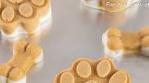 Frozen Peanut Butter & Banana Dog Treats Frozen Peanut Butter & Banana Dog Treats