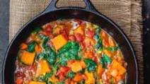 Simple Vegetarian Sweet Potato Stew, Mediterranean-Style Simple Vegetarian Sweet Potato Stew, Mediterranean-Style
