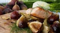Salmon with Roasted Figs and Braised Fennel Salmon with Roasted Figs and Braised Fennel