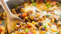 One Skillet Mexican Rice Casserole One Skillet Mexican Rice Casserole