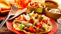 Chicken Tostadas Chicken Tostadas