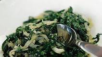 Swiss chard & kohlrabi with lemon sauce Swiss chard & kohlrabi with lemon sauce