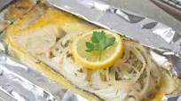 Cod Fish Grilled in Foil Cod Fish Grilled in Foil