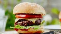Easy homemade beef burger Easy homemade beef burger
