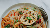 Hot and Sour Lotus Root Salad Hot and Sour Lotus Root Salad