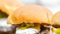 Mini Grilled Gyro Burgers With Tzatziki and Pickled Peperoncini Recipe Mini Grilled Gyro Burgers With Tzatziki and Pickled Peperoncini Recipe