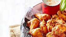 Baked buffalo wings Baked buffalo wings